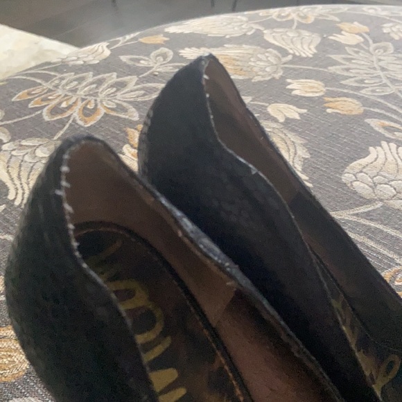 Sam Edelman snake skin design black pump size 8 - Picture 7 of 7